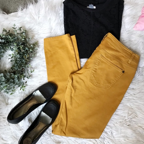 Celebrity Pink Pants - Celebrity Pink Mustard Skinny Pant /size:9